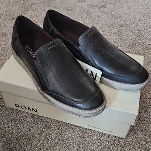 Men's Roan Black Slip-On Shoes